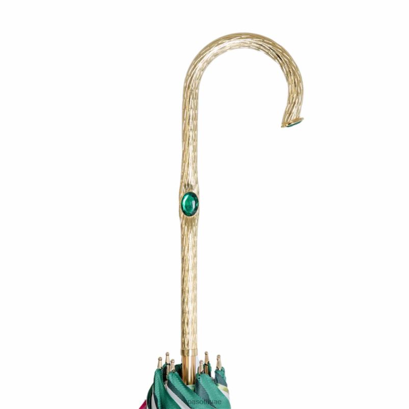 مظلة | 189 5g763-5 p5 - مظلة زهرية باللون الأخضر الزمردي PASOTTI Z446V325